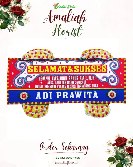 Papan Bunga Ucapan Selamat Toyomerto