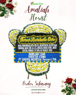 Papan Bunga Duka di Toyomerto