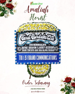 Papan Bunga Duka di Toyomerto